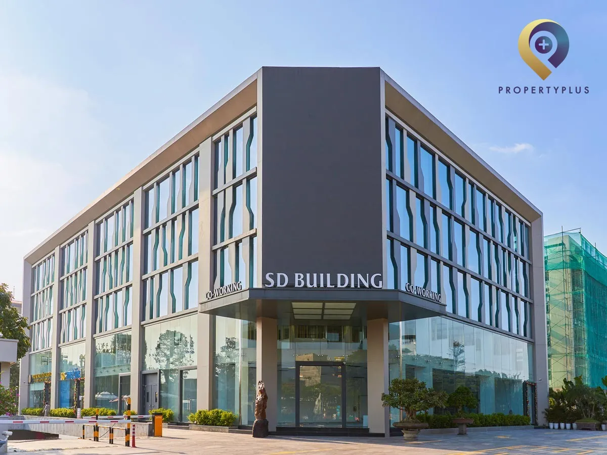 Toàn cảnh tòa nhà SD-Building tại Long Biên